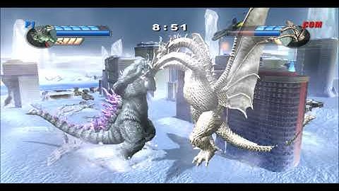 Godzilla Unleashed: Godzilla 2000 vs. King Ghidorah Gameplay