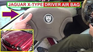 Jaguar X-Type Driver Steering Wheel Airbag Removal and Replacement