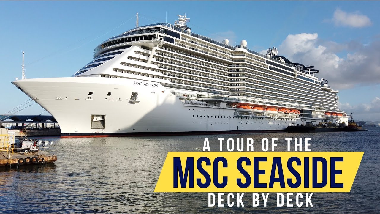 msc seaside cruise ship youtube