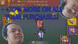 -  30% MORE ON ALL YOUR PURCHASES In Lords Mobile! Ft. Sneaky Tashi