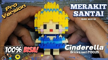Merakit santai Lego bricks Cinderella seri M3025