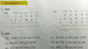 DAV Class 4 unit 2 worksheet 1 ।। Class 4 chapter 2 worksheet 1 dav public school