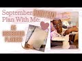 September Content Plan with Me | A5 Discbound Planner