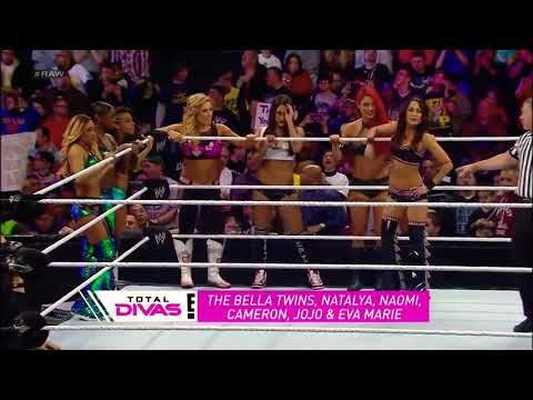 WWE RAW Total Divas Vs True Divas 2013