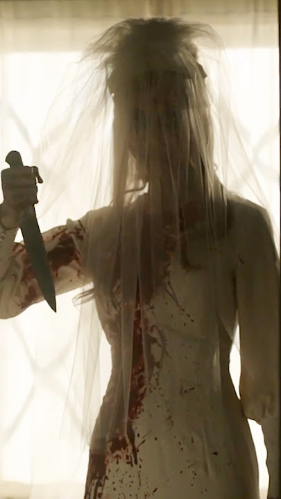 Who invited this lady over??👰‍♀️ #annabelle #shorts