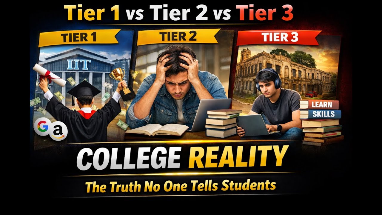 Tier 1 vs Tier 2 vs Tier 3 College Reality | The Truth No One Tells Students