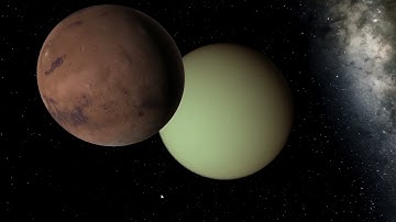 Venus and Mars collision - Universe Sandbox 2