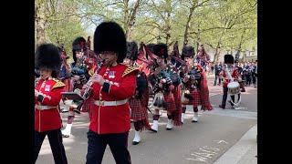 Duke of Kent's final day as Colonel @ Scots Guards Annual Remembrance Day (14th April 2024)