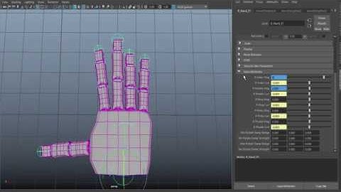 Maya Hand Movement Limits