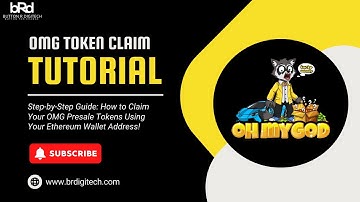 How to Claim Your OMG Tokens Using Your Ethereum Wallet Address | Tutorial | www.brdigitech.com