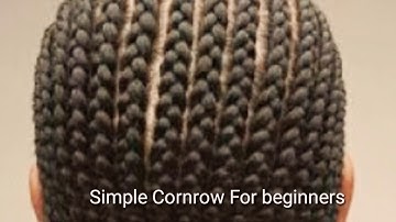 How To Cornrow For Beginners / Clear Easy Steps