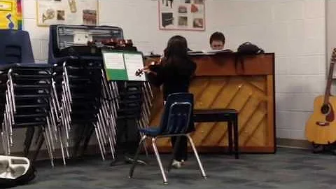 Kristin Playing Hold Down with Mrs. Woodruff
