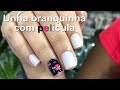 Esmalte branquinho com película floral live gravada ao vivo 22 11 2018