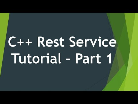 CPPRest service/C++ Rest service tutorial Part 1.