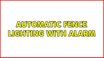 Automatic Fence Lighting with Alarm