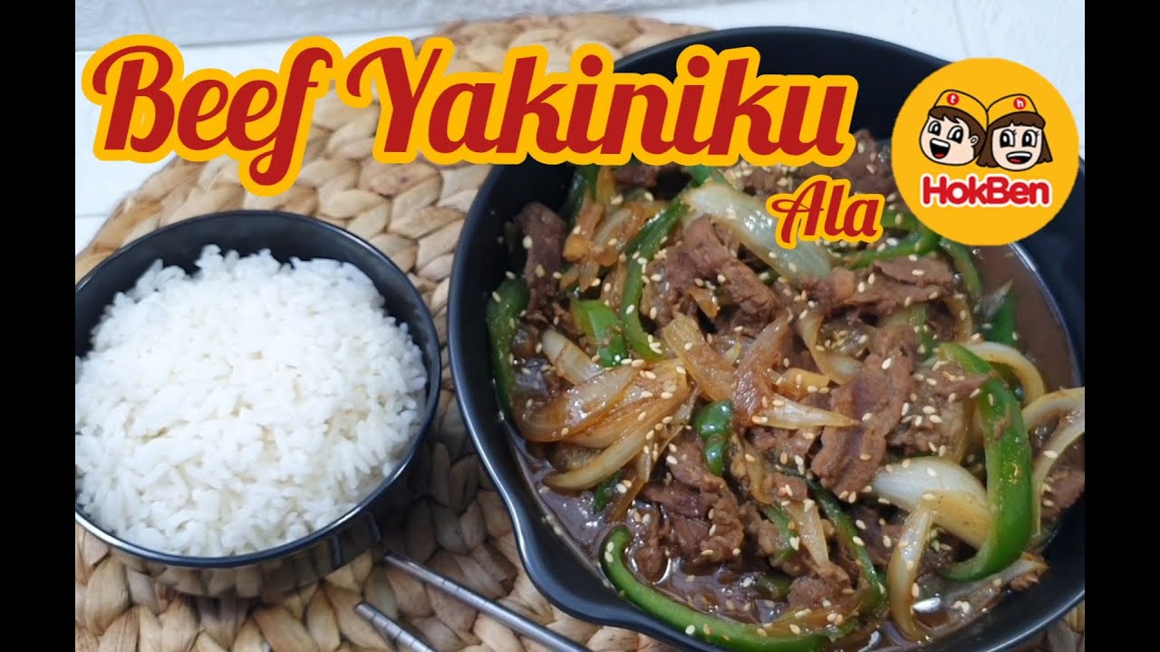 Beef Yakiniku ala Hokben Resep Simpel dan Praktis untuk Sahur atau