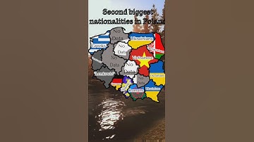 Second Biggest Nationality in Poland #geography #mapper #europe #mapping #map #mapchart #countrys