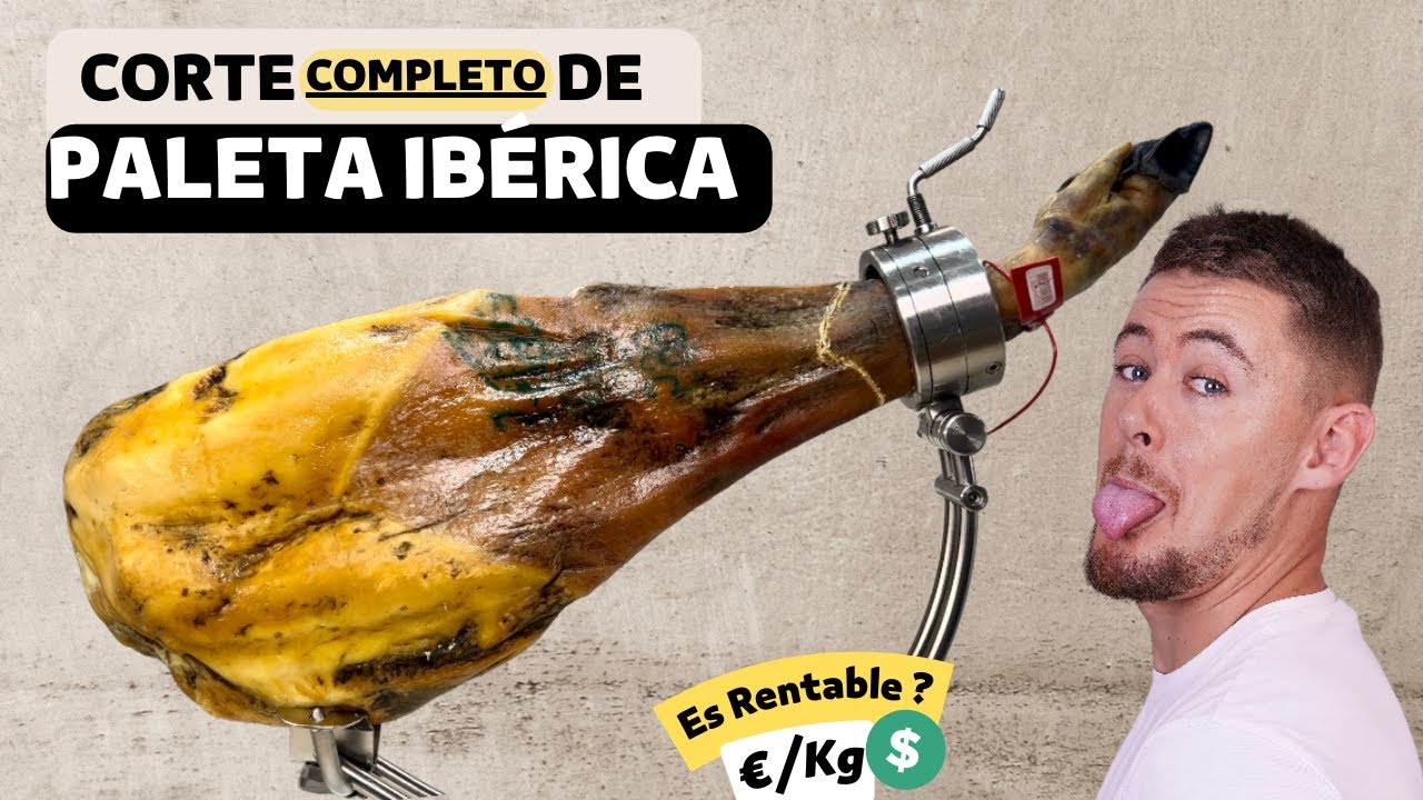 Corte de PALETA IBÉRICA, vídeo completo. Es rentable?