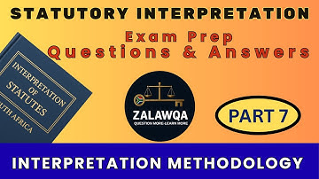 MASTERING STATUTORY INTERPRETATION: LANGUAGE RULES EVERY LAW STUDENT MUST KNOW! /LLB EXAM PREP