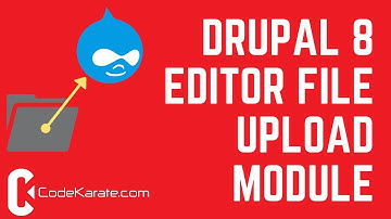 Drupal 8 Editor File Upload Module - Daily Dose of Drupal episode 217