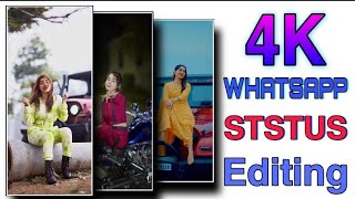 4k whatsapp status video banaye Full screen | How To Make Tending Full screen Whatsapp status Editin screenshot 1