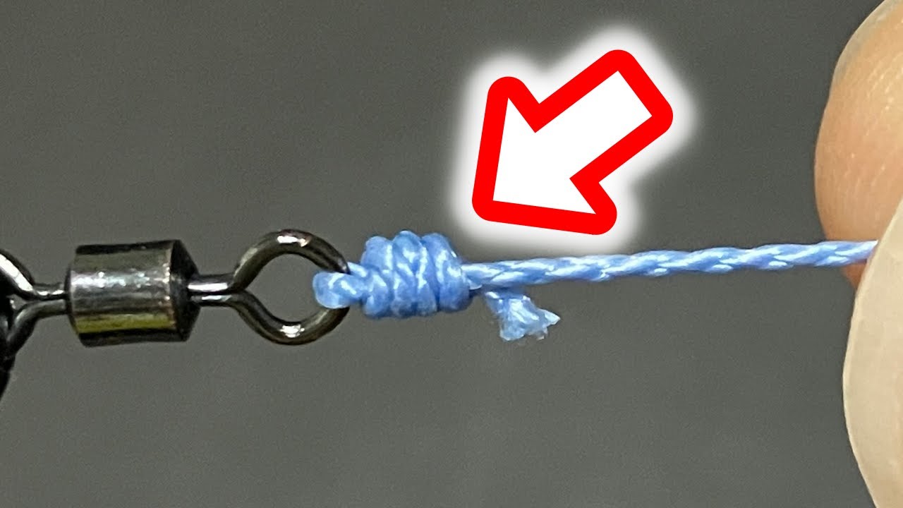 How to tie PE line tightly - YouTube