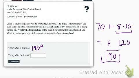 Delta Math "Write Expression from Context (mx+b)" Help