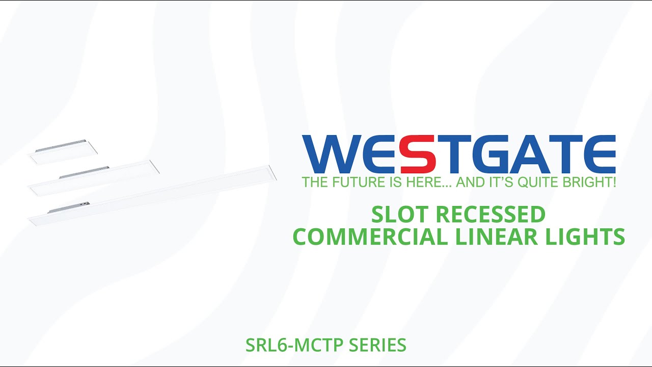 Westgate MFG | Slot Recessed Linear Lights |SRL6-MCTP Series