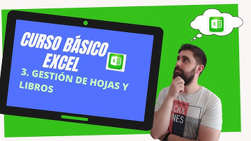 CURSO BÁSICO EXCEL. CAPITULO 3🚀🚀💪💪 Gestión de libros y hojas! Aprende EXCEL desde cero a EXPERTO!!