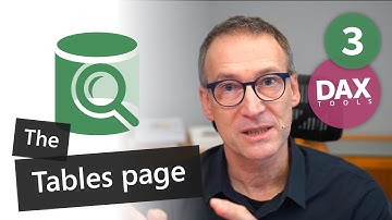 DAX Tools - VertiPaq Analyzer 3 - The Tables page