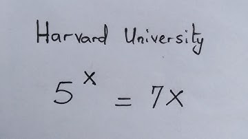 Harvard University 🎓 Entrance Exam | Can you solve for the two real solutions ?