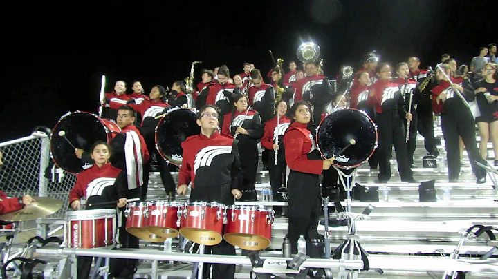 Red Wolf Regiment WGHS vs. Catalina Foothills 2014 - Stands "Right Above It" 1