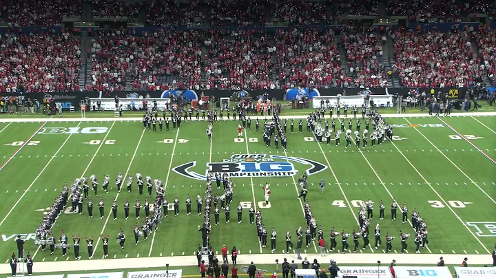 The Ohio State University Marching Band at the 2025 Big Ten Championship – Pregame + Halftime!