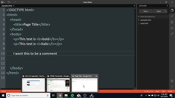 Web Development 1 - Video 3 - Text Formatting