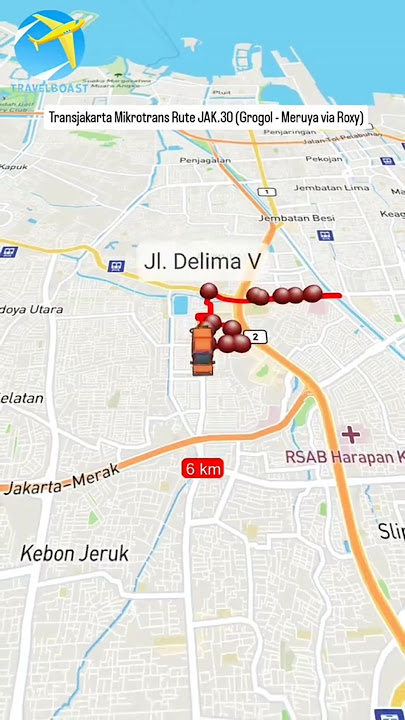 Transjakarta Mikrotrans Rute JAK.30 (Grogol - Meruya via Roxy)