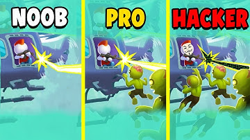 NOOB vs PRO vs HACKER ​in Helicopter Escape 3D