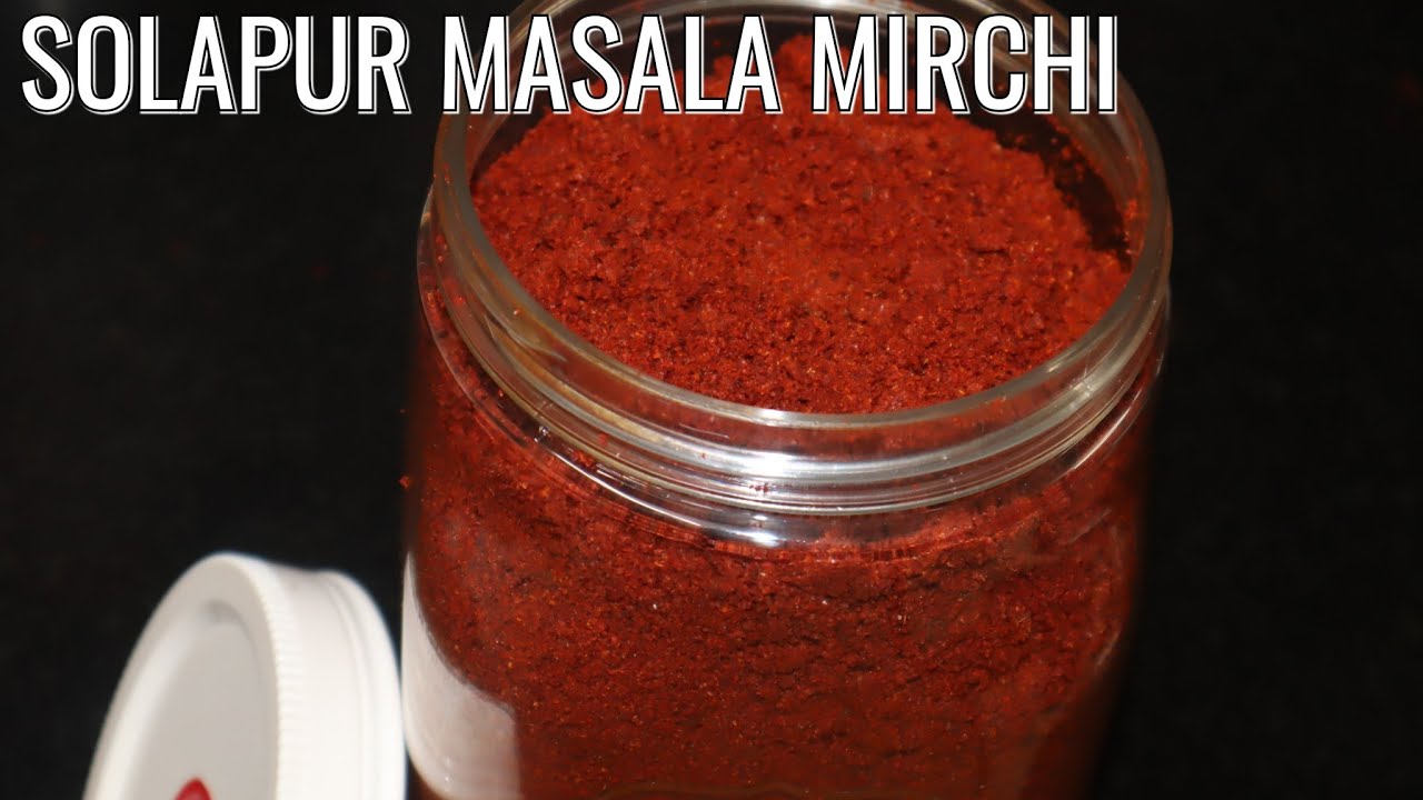 SOLAPURI SPECIAL MIRCHI MASALA RECIPE 