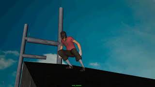 3D Animation || Scotland Parkour Slow Motion || Maya key frame animation
