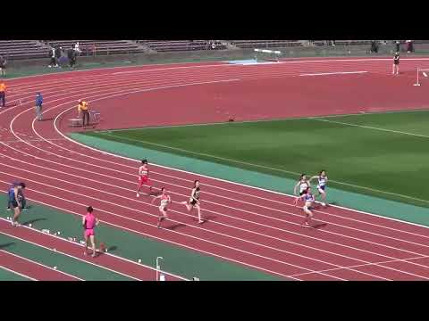20220306　第26回沖縄陸協春季記録会　女子A 100m タイムレース4組