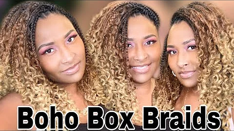 Boho Box Braids / Ft. Beverlee #crochethairstyl......