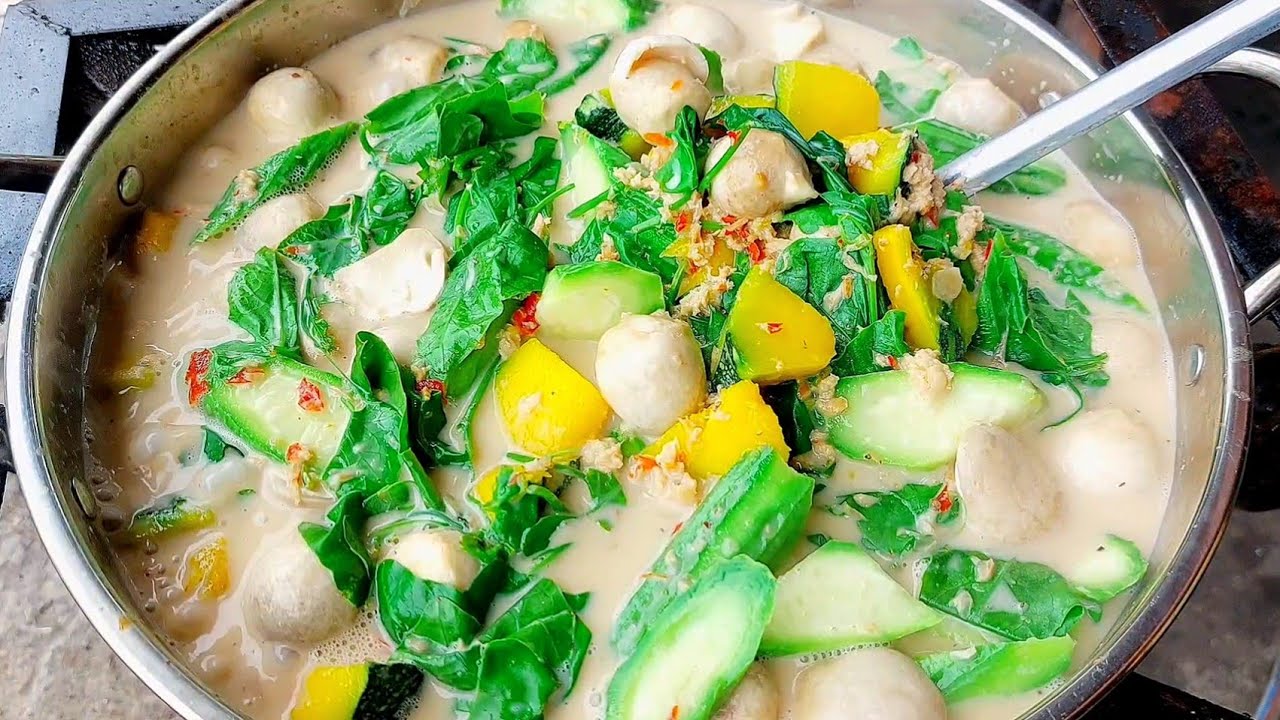 แกงเลียงกะทิโบราณ สูตรเด็ดโบราณ บอกละเอียดความอร่อย แกงเลียงร้อนๆหอมๆอร่อย เข้มข้นกลมกล่อม