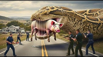 SaveWildlife Heroes - Rescue Team Fights Giant Python to Save Helpless Pig 🐖🐍