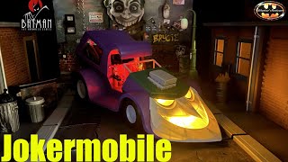 McFarlane's DC Direct BTAS Jokermobile Batman The Animated Series Joker Vehicle Review & Comparison