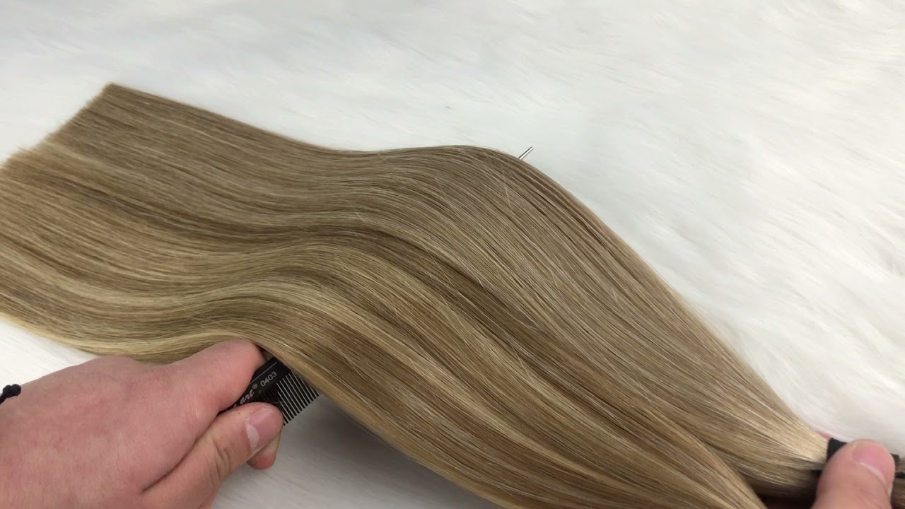 Real Human Hair Hand Tied Weft Hair Extensions