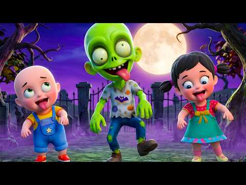 Zombie Dance | Kids Fun Halloween Songs | Halloween Finger Family | Jugnu Kids Nursery Rhymes