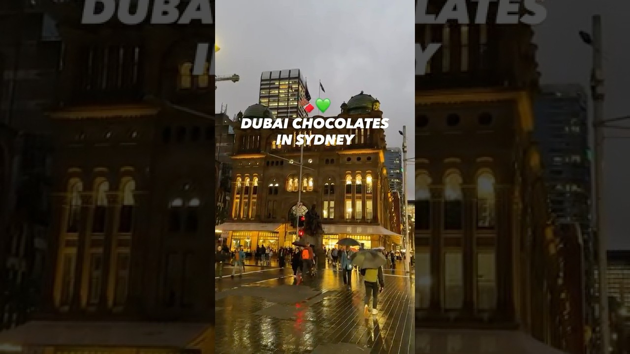 Dubai chocolates in Sydney?! 🍫✨ Find them at QVB from just $9 👀 