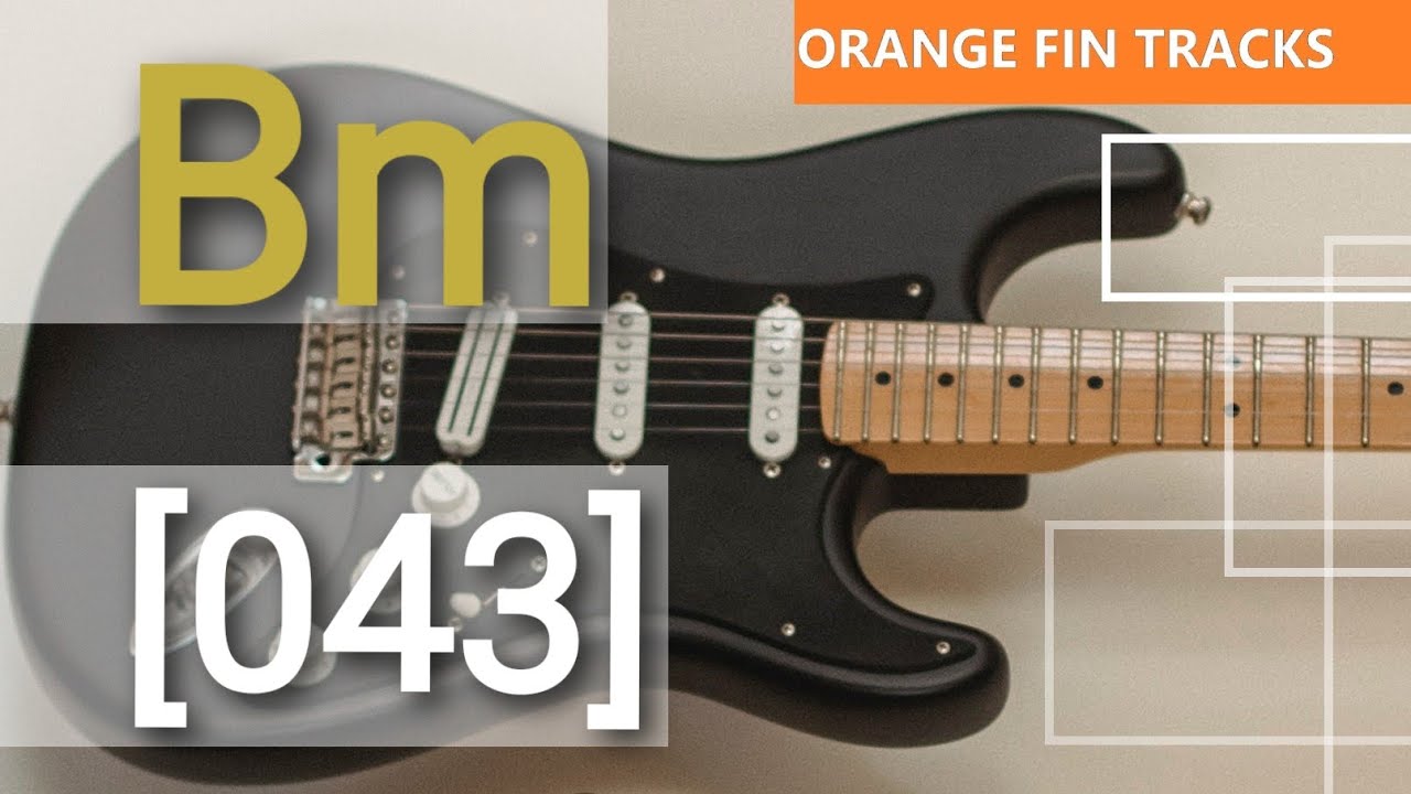 043 Soulful Rock Ballad Guitar Backing Track in Bm YouTube