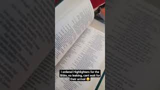 Details New Bible next Bible Highlighters #Bible #bestbook #HolyBible #bookonsurvival #bookonlove #books Update