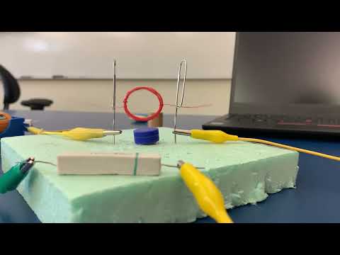 PHY 202 Lab 8 MatthewCarlson Simple Electric Motor 5 Ohm Resistor