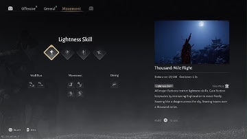 Where Winds Meet - All 4 Lightness Movement Skills